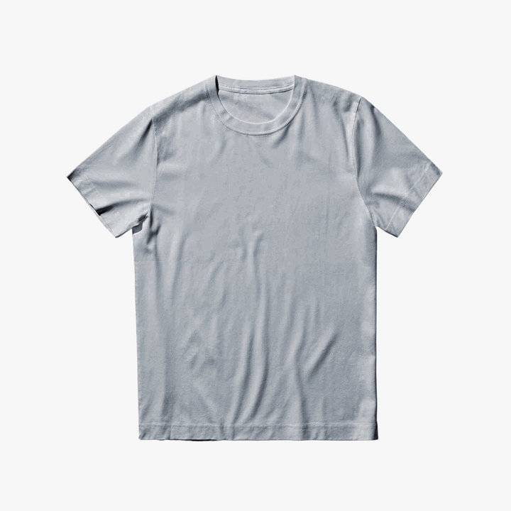 Col Rond Gris Clair