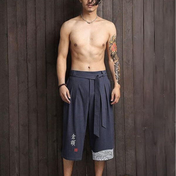 Taro - Pantalon court confort japonais