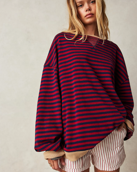 Helena | Gestreifter Pullover