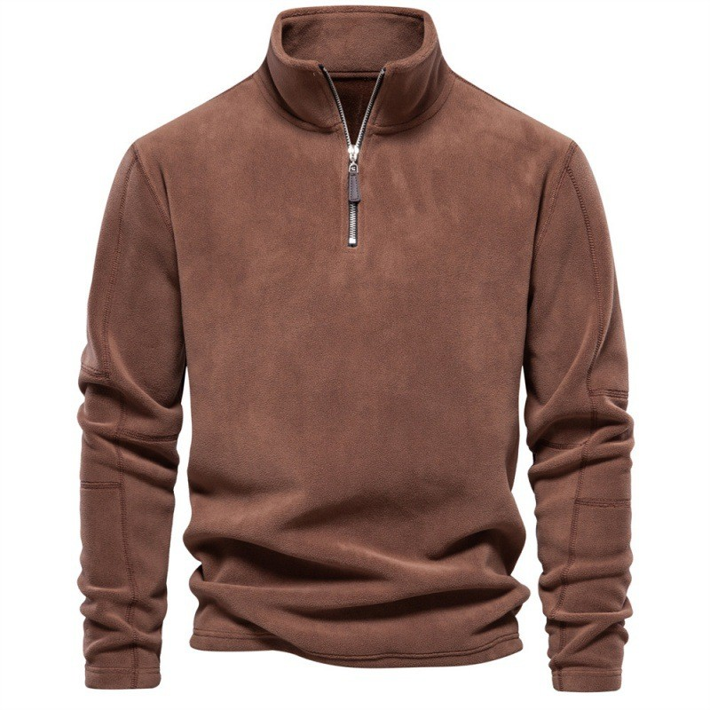 Joshua™ | Maglione in Fleece con Zip a Quarto