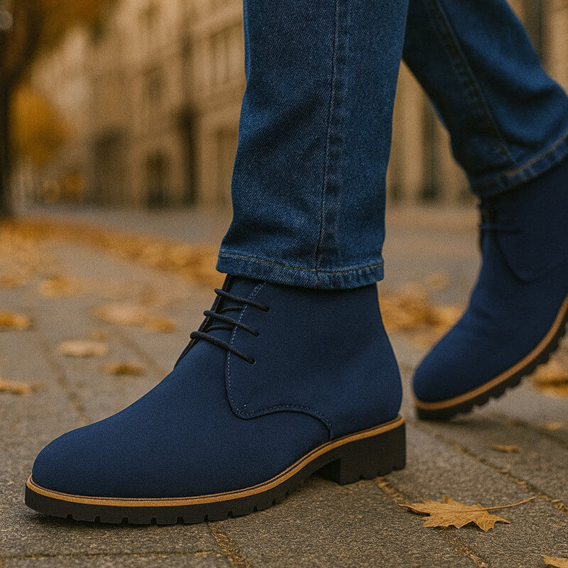 Détail des bottines Chukka Elijah