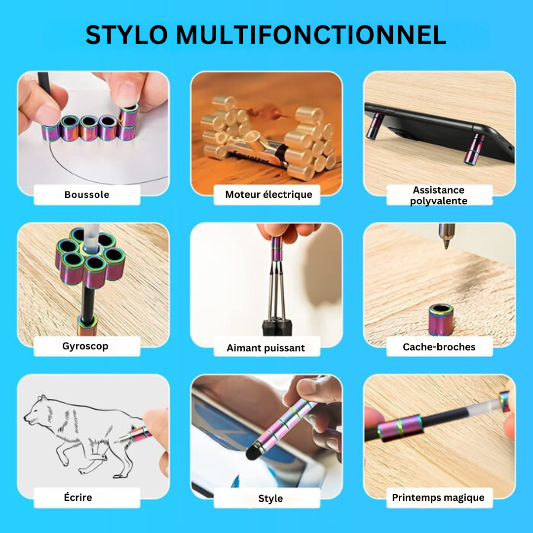 FidgetFlux - Stylo Magnétique De Fidget