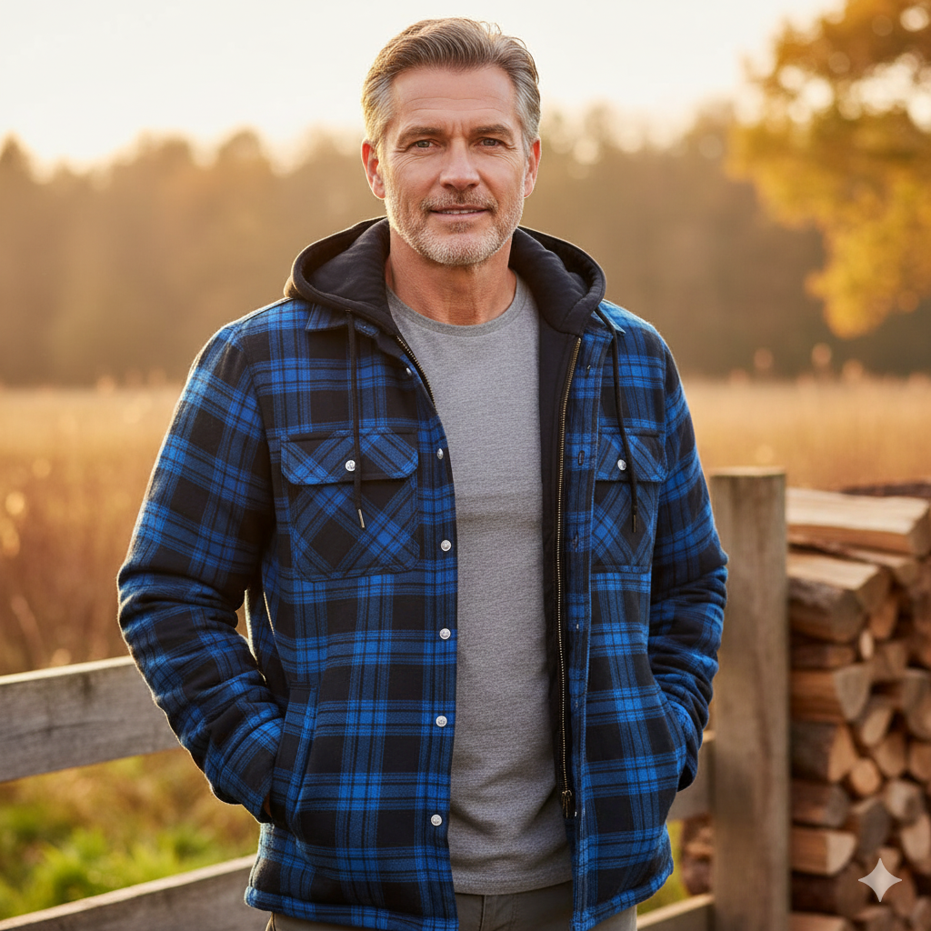 Arend – Manteau Chaud en Mélange de Laine Premium