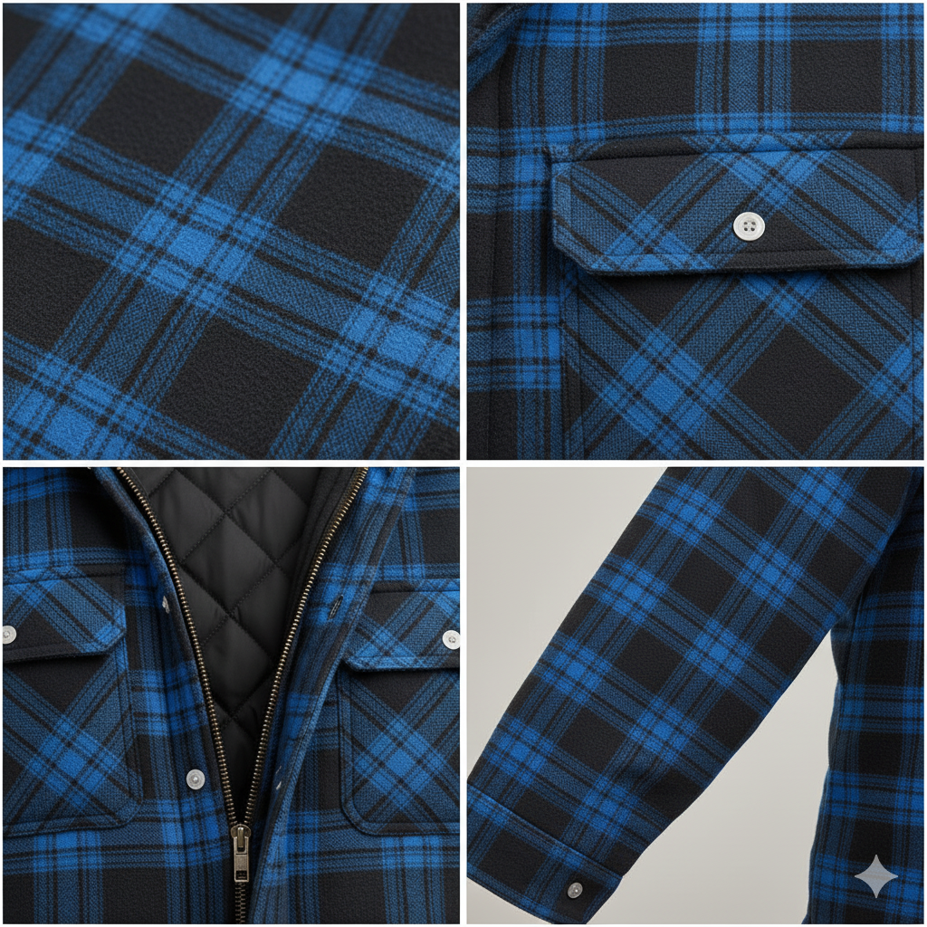 Arend – Manteau Chaud en Mélange de Laine Premium