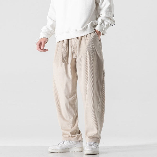 Yushiko - Pantalon en velours côtelé