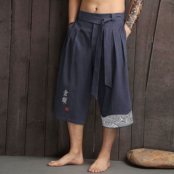 Taro - Pantalon court confort japonais