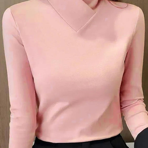 Geneva - Eleganter Pullover mit hohem Kragen