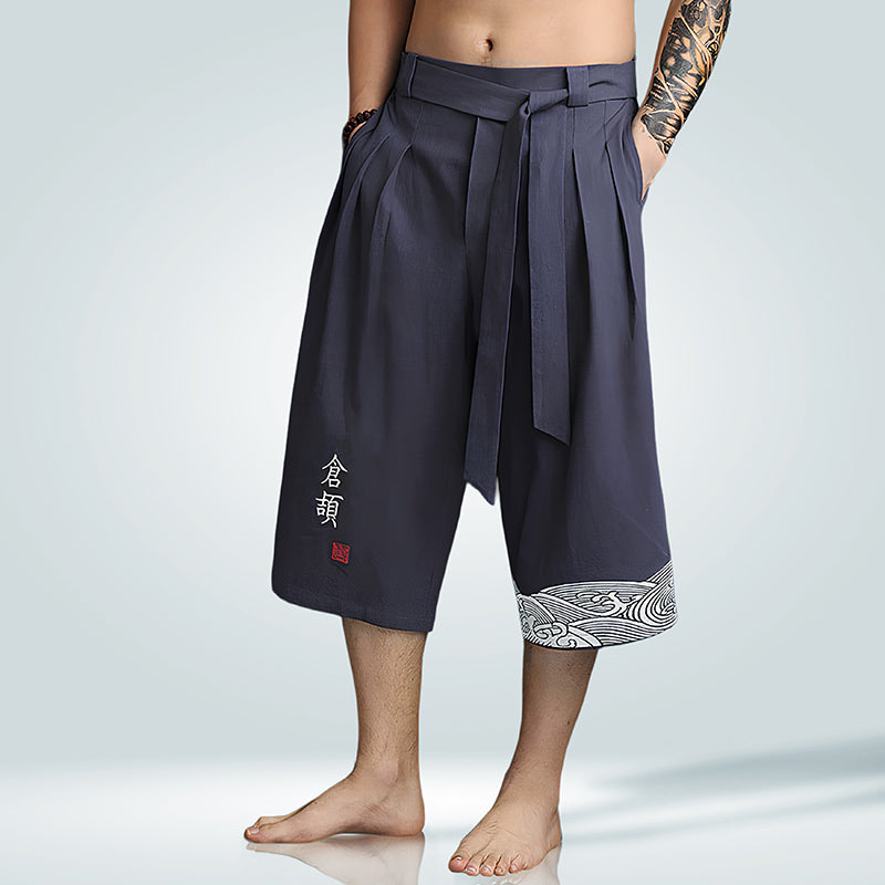 Taro - Pantalon court confort japonais