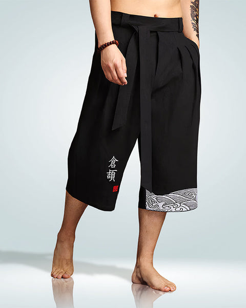 Taro - Pantalon court confort japonais