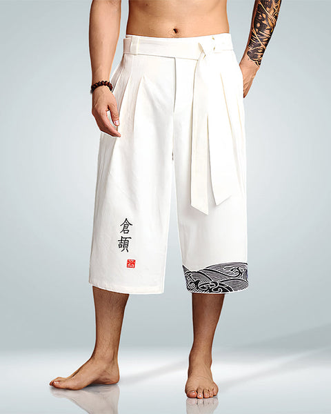 Taro - Pantalon court confort japonais