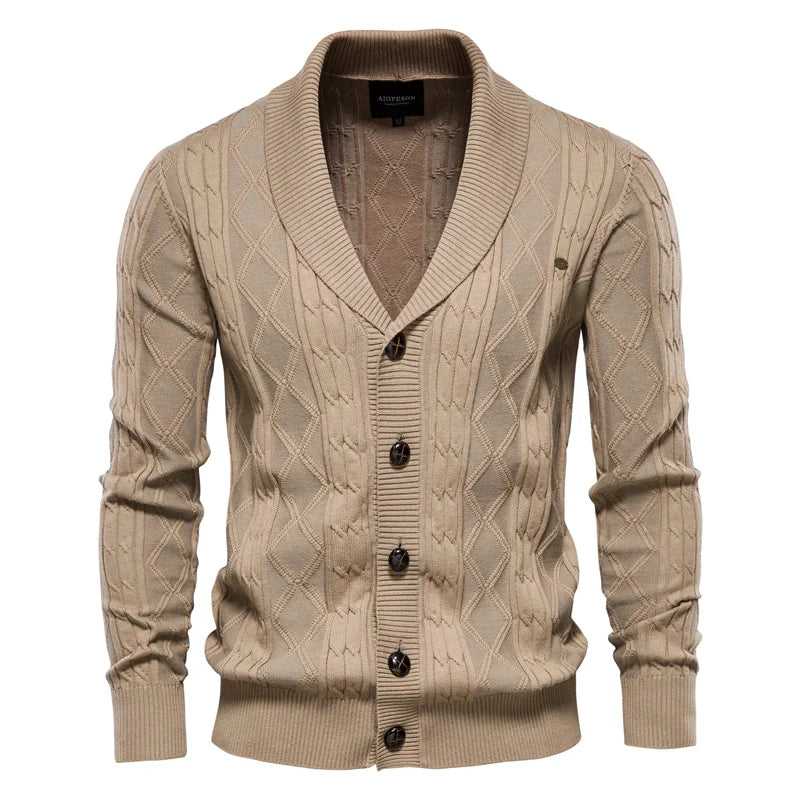 CHICIVELLE | Cardigan pour Hommes avec Fermeture à Boutons