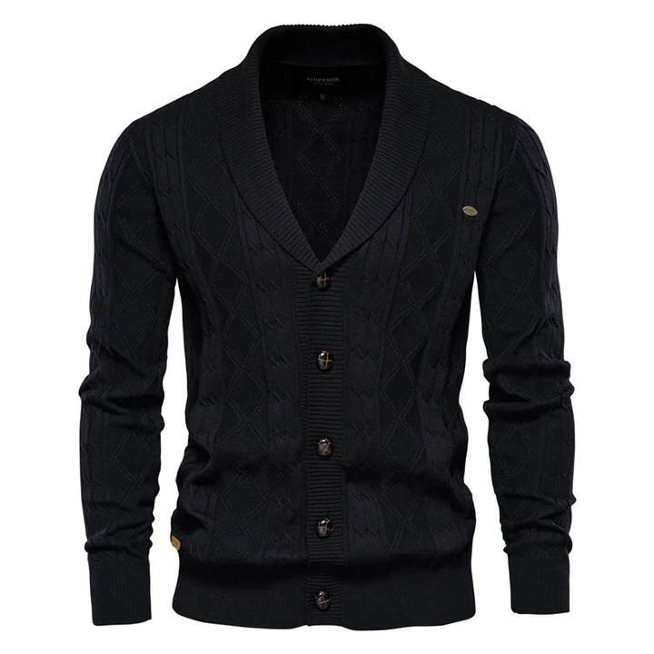 CHICIVELLE | Cardigan pour Hommes avec Fermeture à Boutons