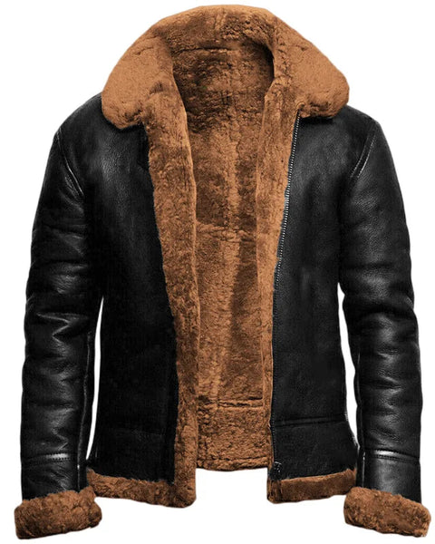 Bruce™ | Manteau d'Hiver en Cuir