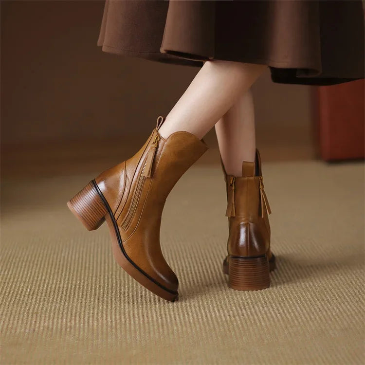 Grazia - Bottines en cuir