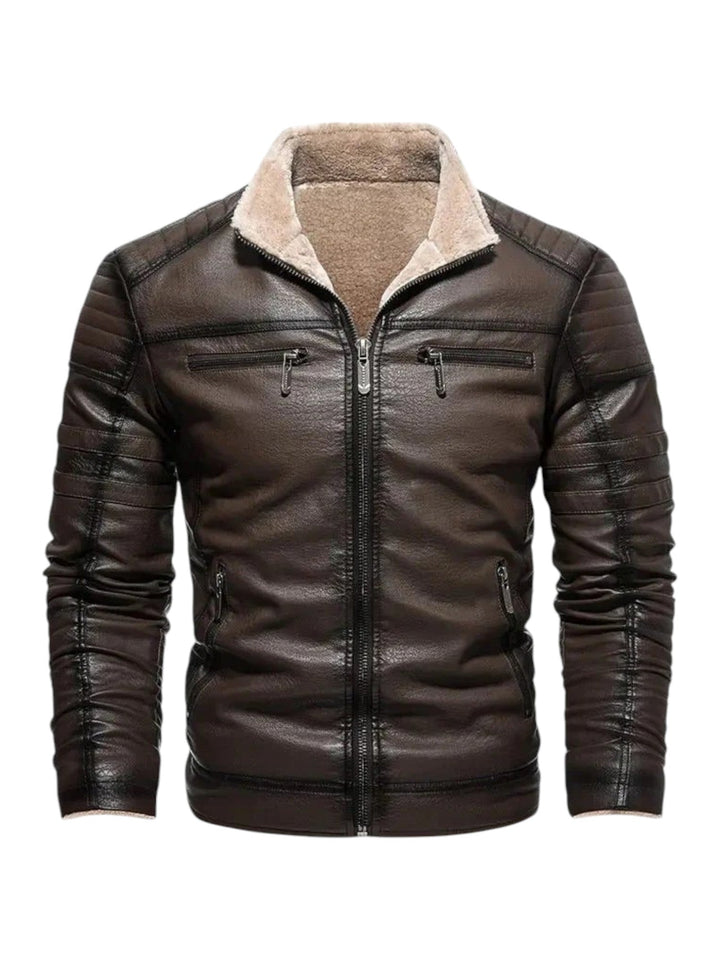 Harley™ | Veste de motard en cuir chaud