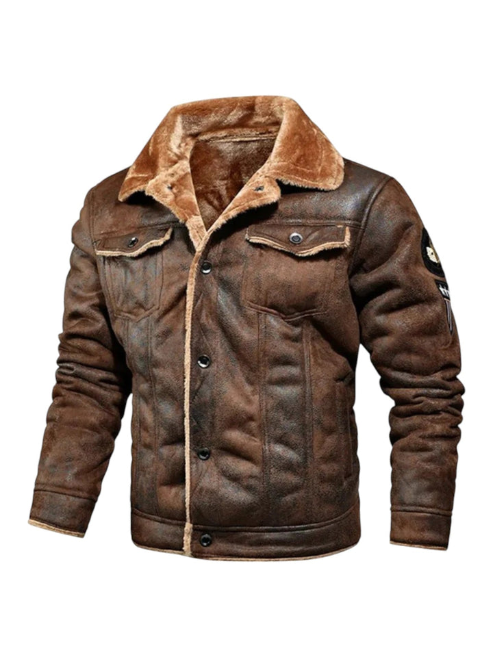 Rambo™ | Veste en Cuir Chaude