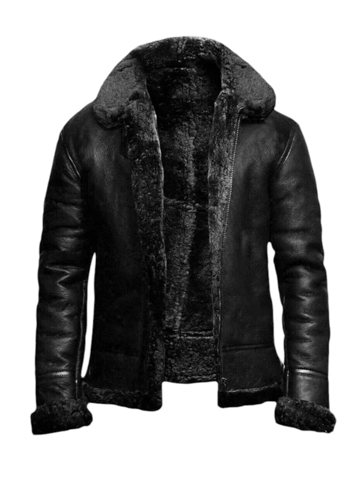 Bruce™ | Manteau d'Hiver en Cuir