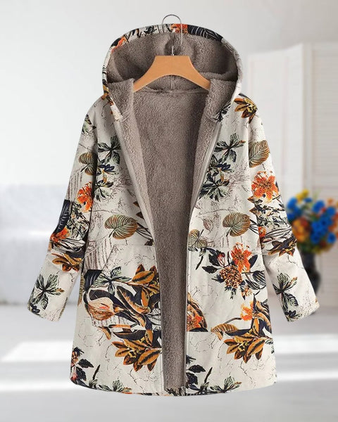 Maude - Manteau à imprimé floral