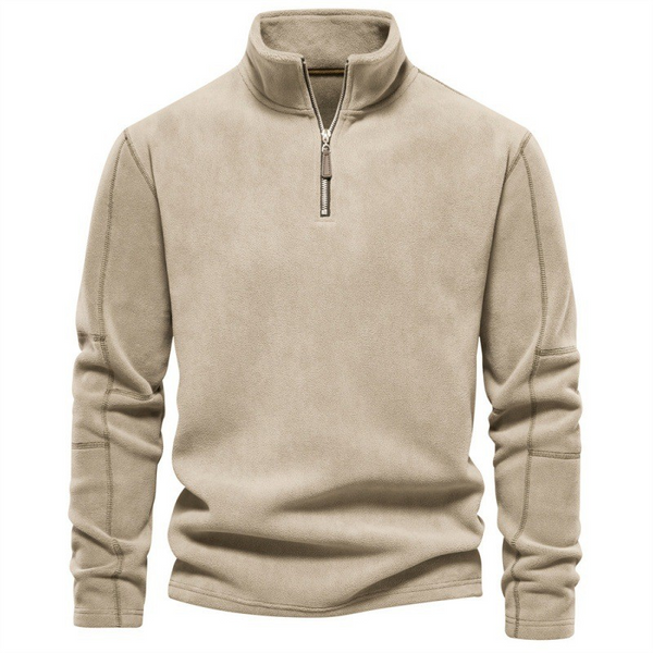 Joshua™ | Maglione in Fleece con Zip a Quarto