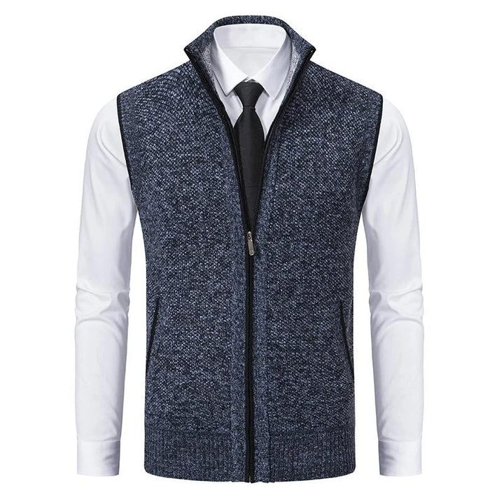 Bremer – Gilet polaire tricoté sans manches