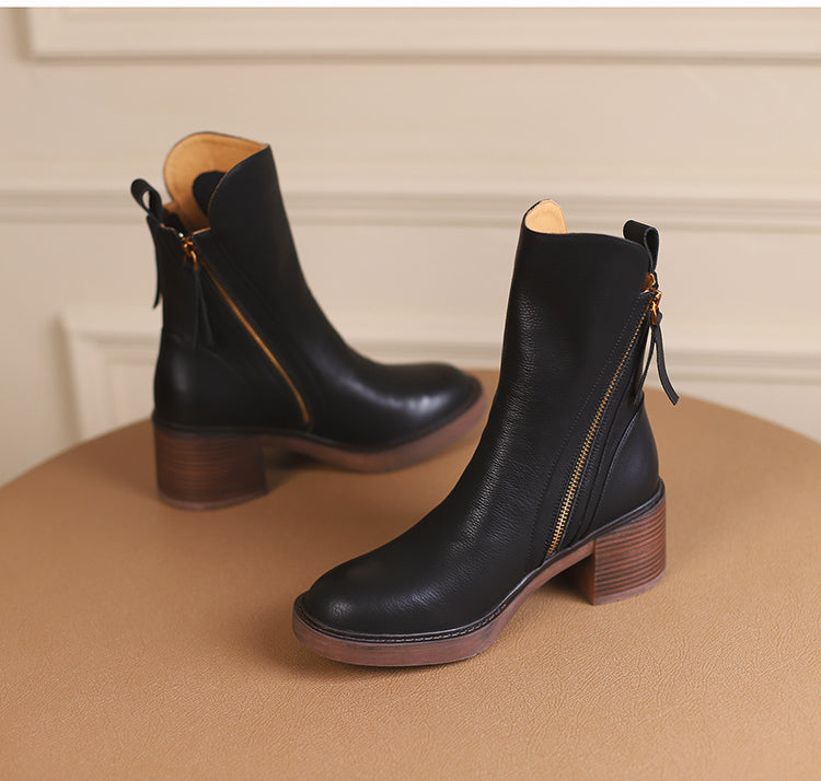 Grazia - Bottines en cuir