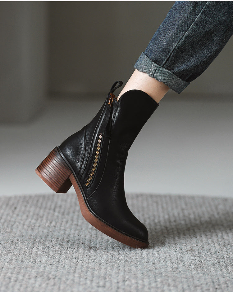 Grazia - Bottines en cuir