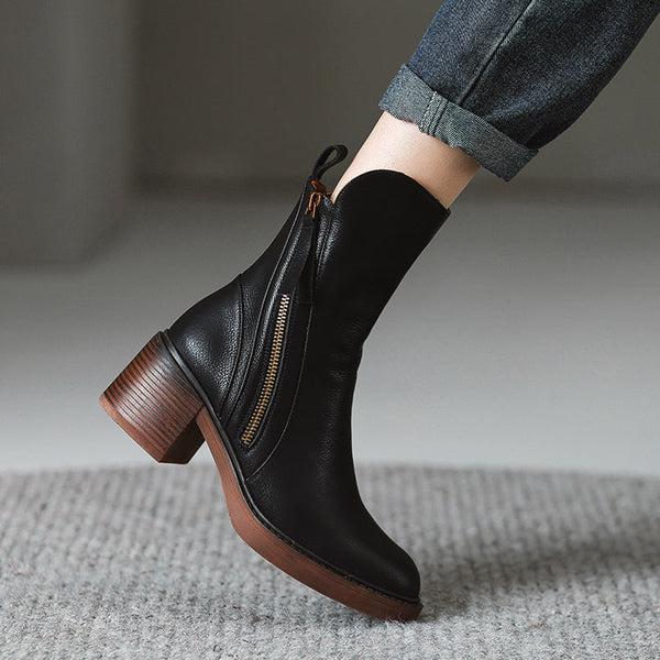 Grazia - Bottines en cuir