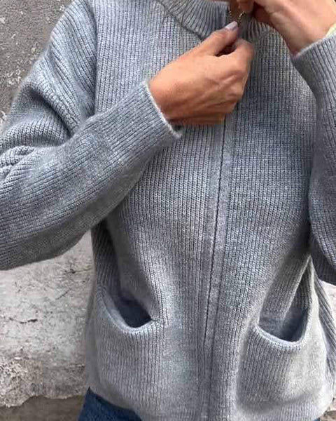 Marcia - Cardigan Zippé Douillet