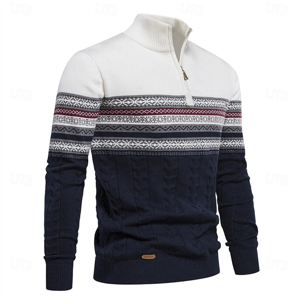 Carlo™ | Maglione in Maglia con Mezza Zip