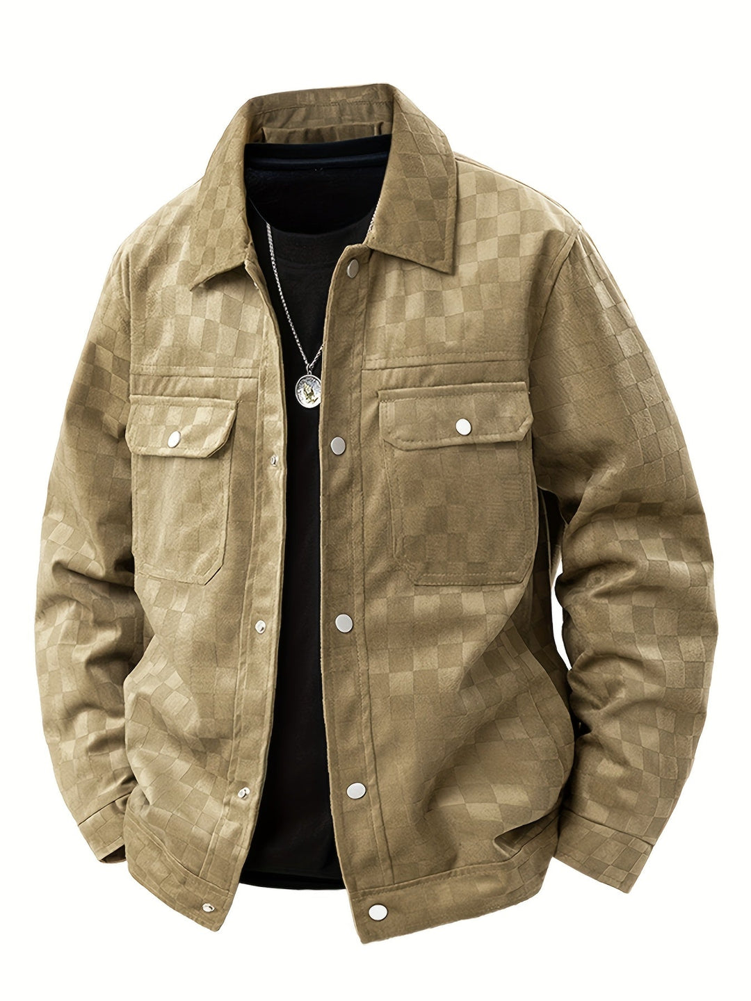 Maverick | Veste en Suède Carreautée