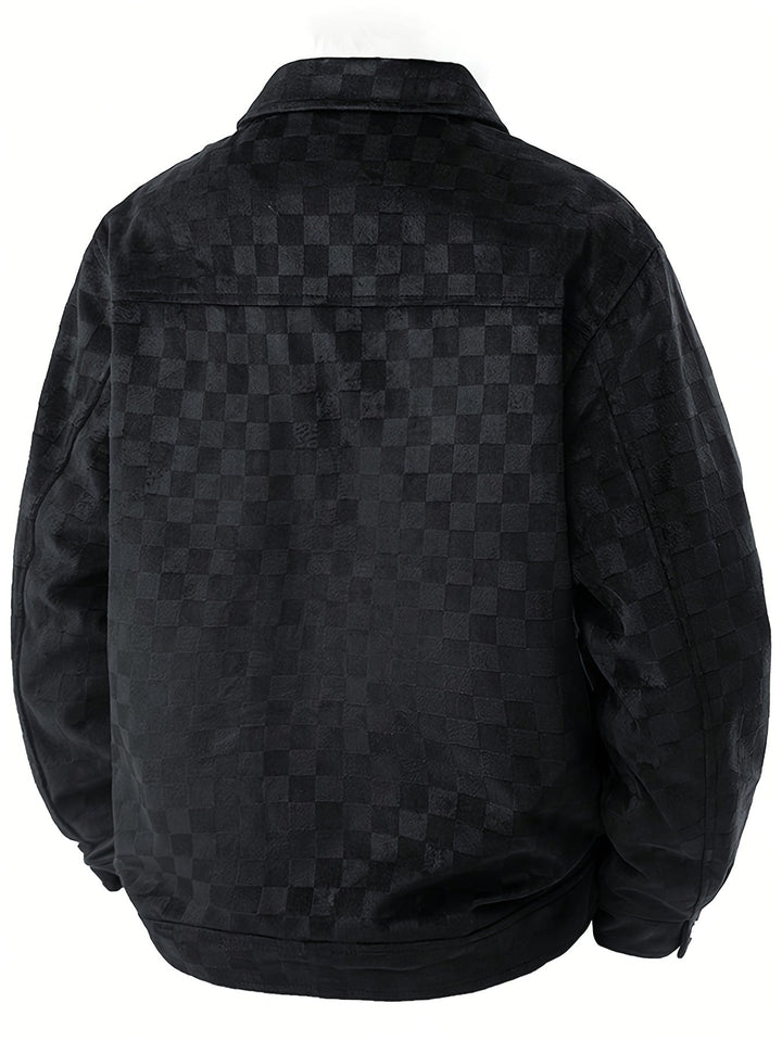 Maverick | Veste en Suède Carreautée