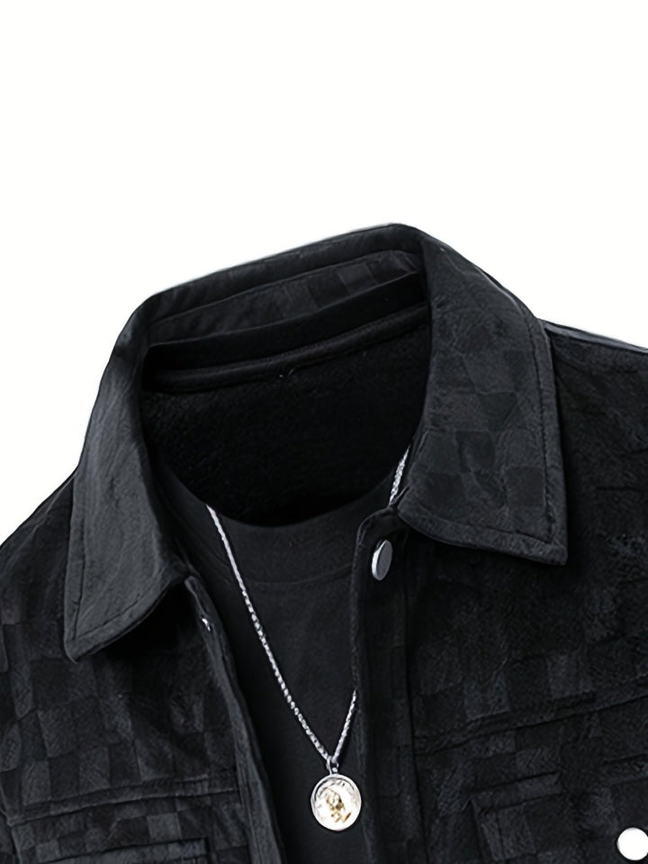 Maverick | Veste en Suède Carreautée