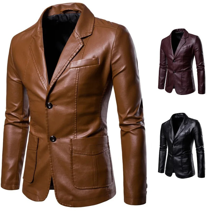 Ray™ | Blazer en Cuir Chaud