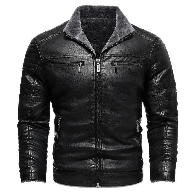 Harley™ | Veste de motard en cuir chaud