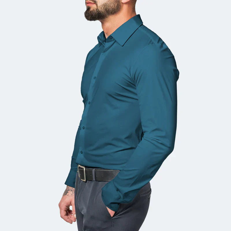 Chemise Infroissable à Coupe Ajustée