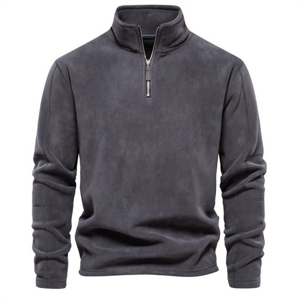 Joshua™ | Maglione in Fleece con Zip a Quarto