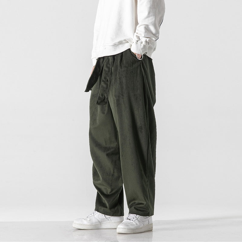 Yushiko - Pantalon en velours côtelé